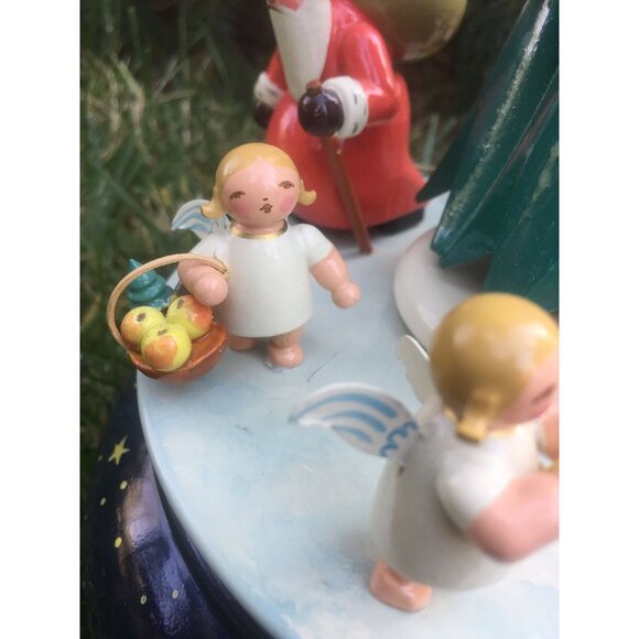 1946 Christmas Music Box Original ERZGEBIRGE EXPERTIC Handmade German Vintage - Picture 4 of 10